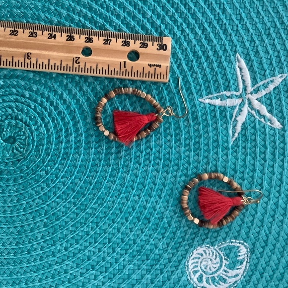 Chico’s Boho Beaded Tassel Set - Picture 3 of 4